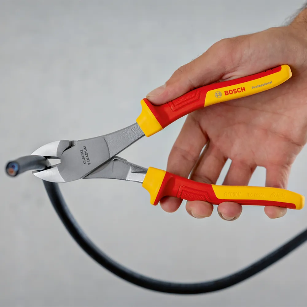 Alicate de corte lateral diagonal Bosch VDE 200mm
