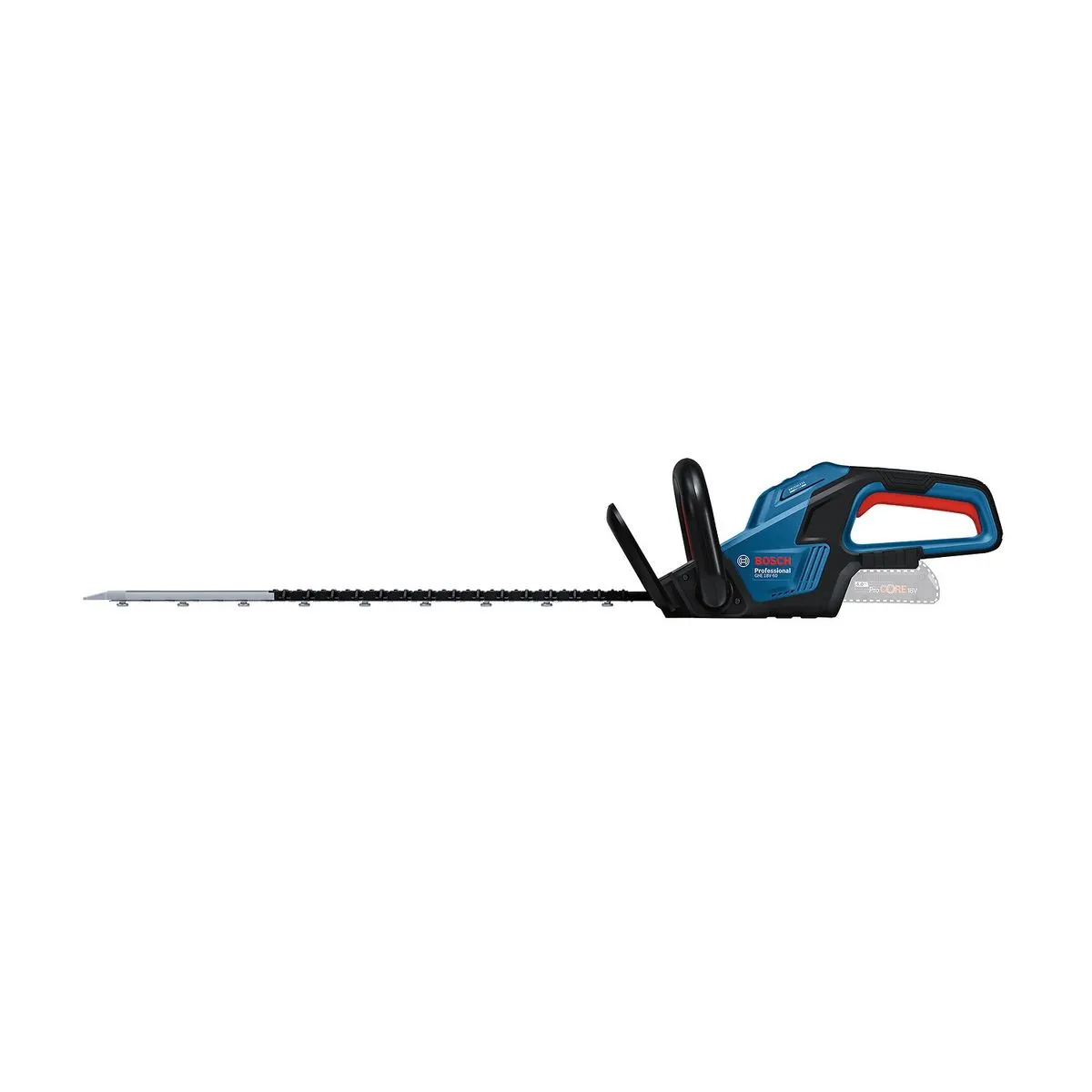 Aparador de cerca viva Bosch GHE 18V-60 Brushless Sem bateria