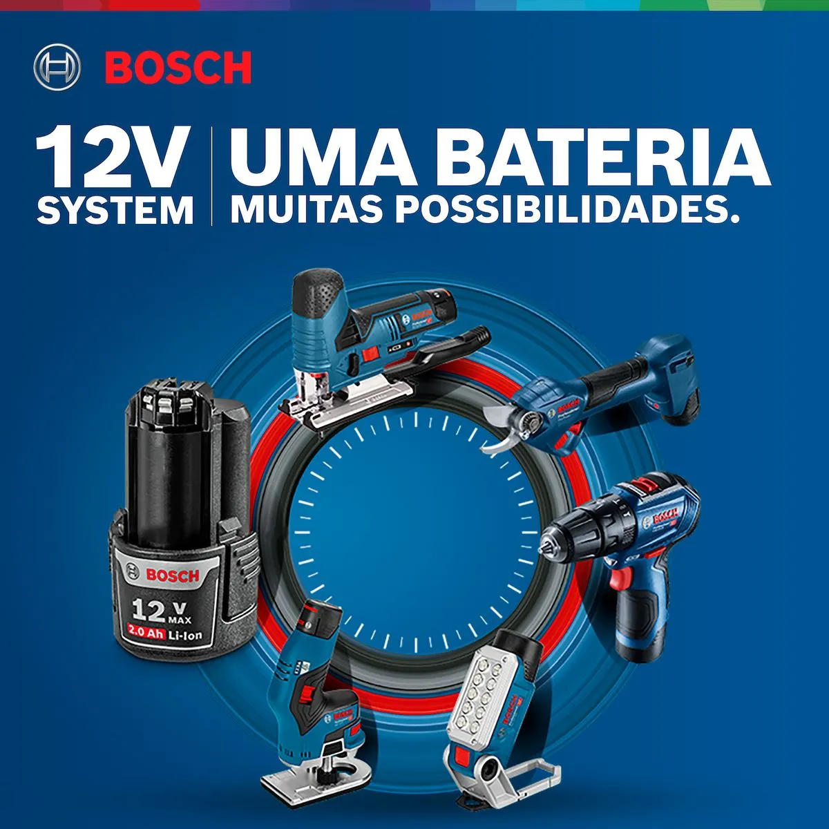 Bateria Bosch 12V GBA 12V 2,0 Ah