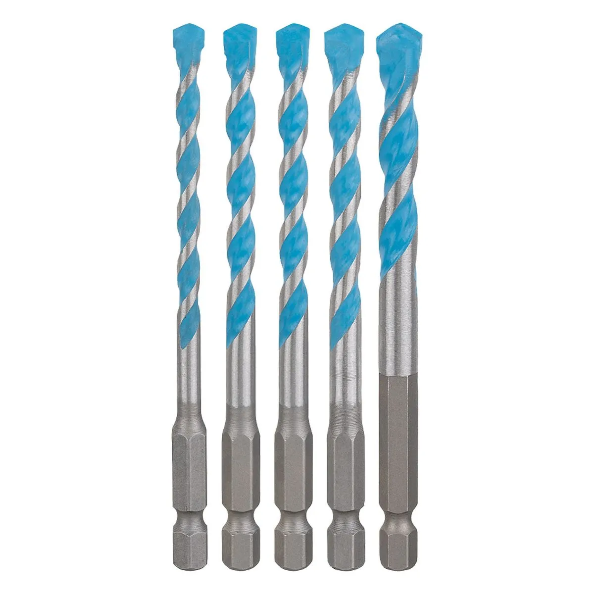 Broca Bosch EXPERT HEX-9 Multicons Ø5 / 5 / 6 / 7 / 8mm 5pçs