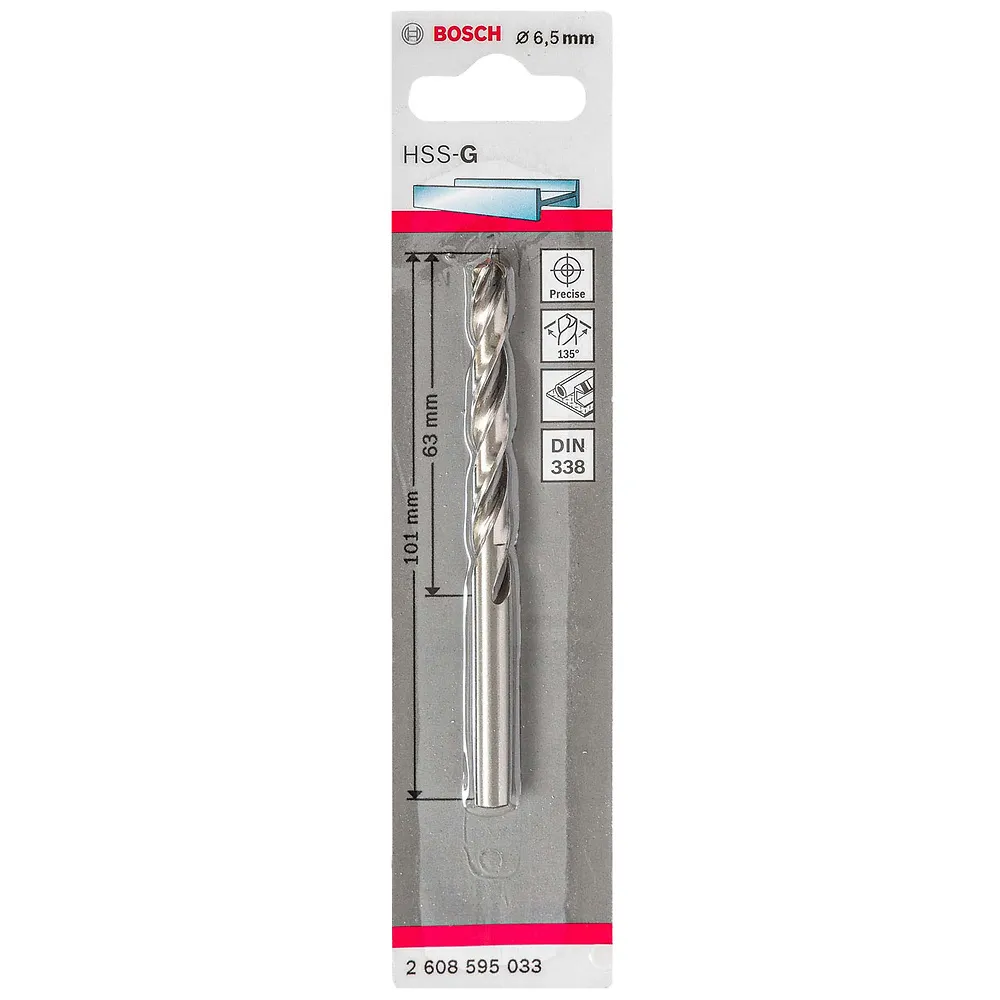 Broca Metal Bosch Aço Rápido HSS-PointTeQ