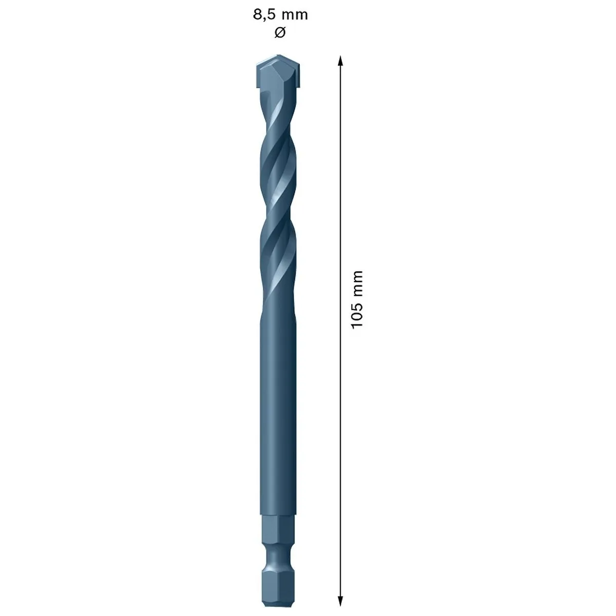 Broca guia p/serra copo Bosch EXPERT TCT Ø 8,5x105 mm