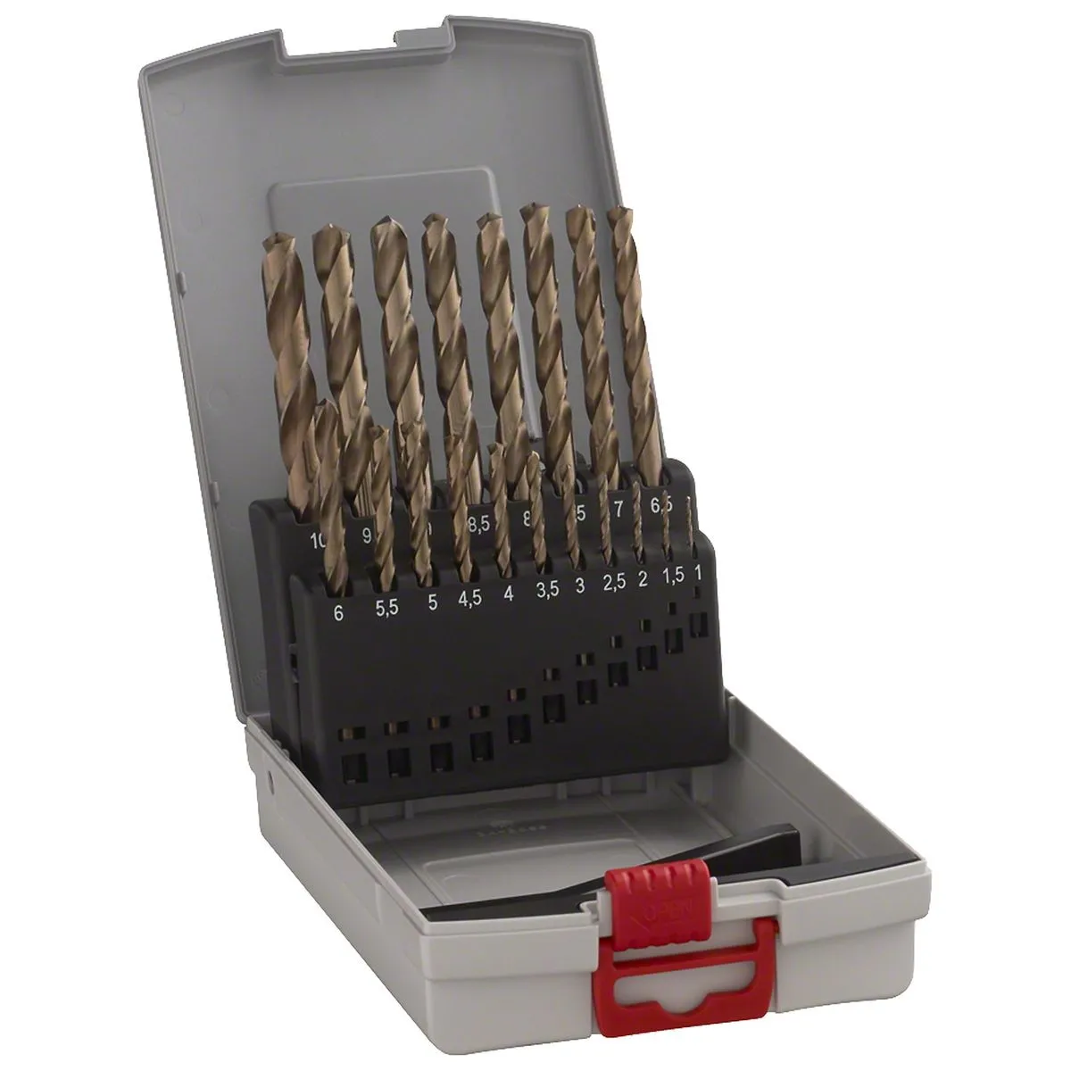 Broca para metal Bosch HSS-Co ProBox 1-10mm 19 peças