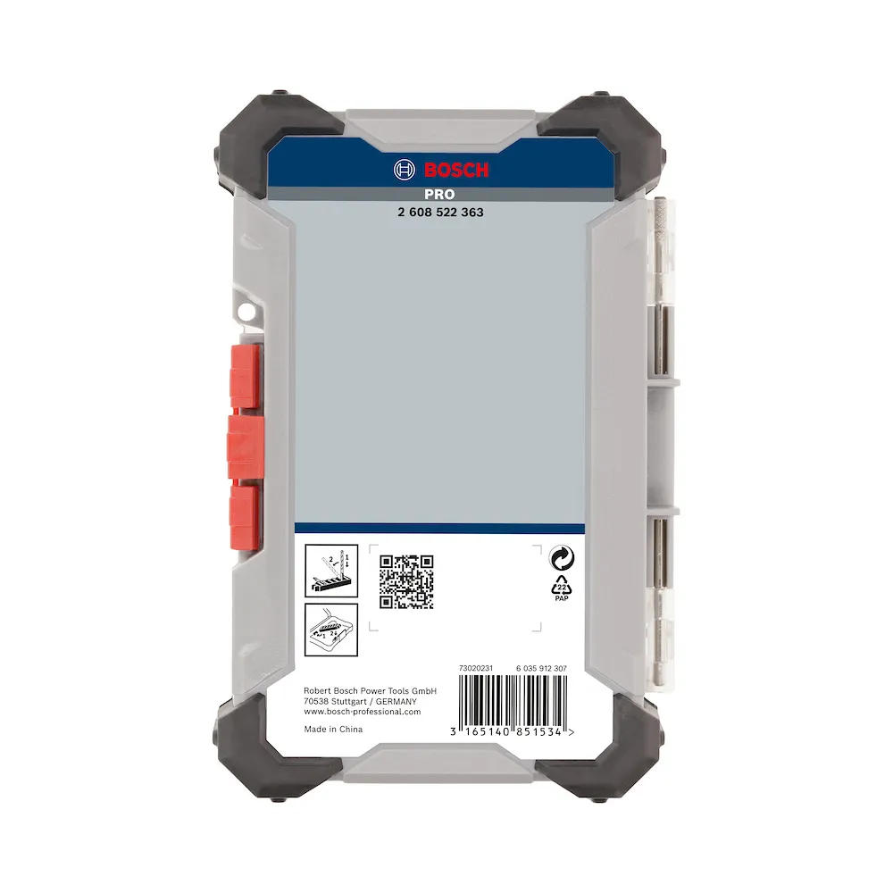 Caixa Plástica Modular Bosch Pick and Clic para Kits de Pontas e Brocas Impact Control