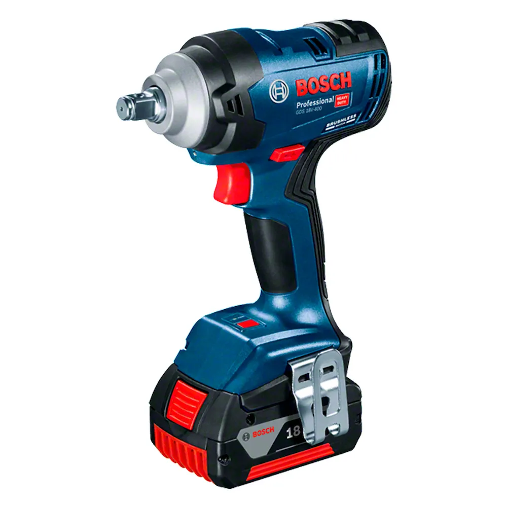 Chave de Impacto Bosch GDS 18V-400 18V 2 baterias e maleta