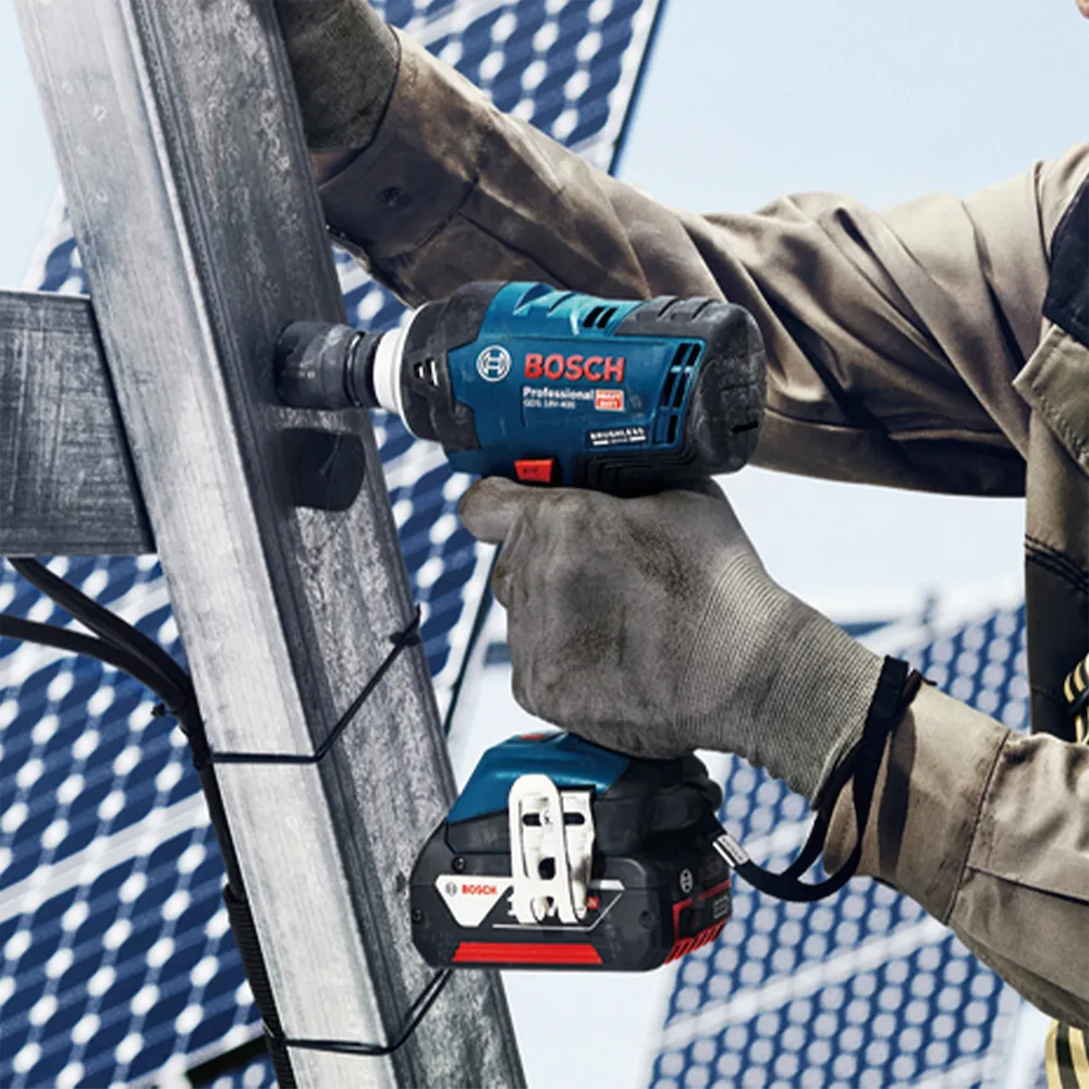Chave de Impacto Bosch GDS 18V-400 18V 2 baterias e maleta