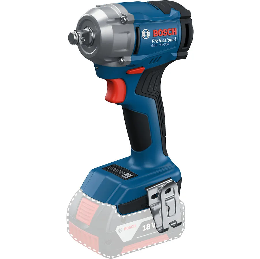 Chave de impacto Bosch GDS 18V-350, 350Nm 2300rpm SB