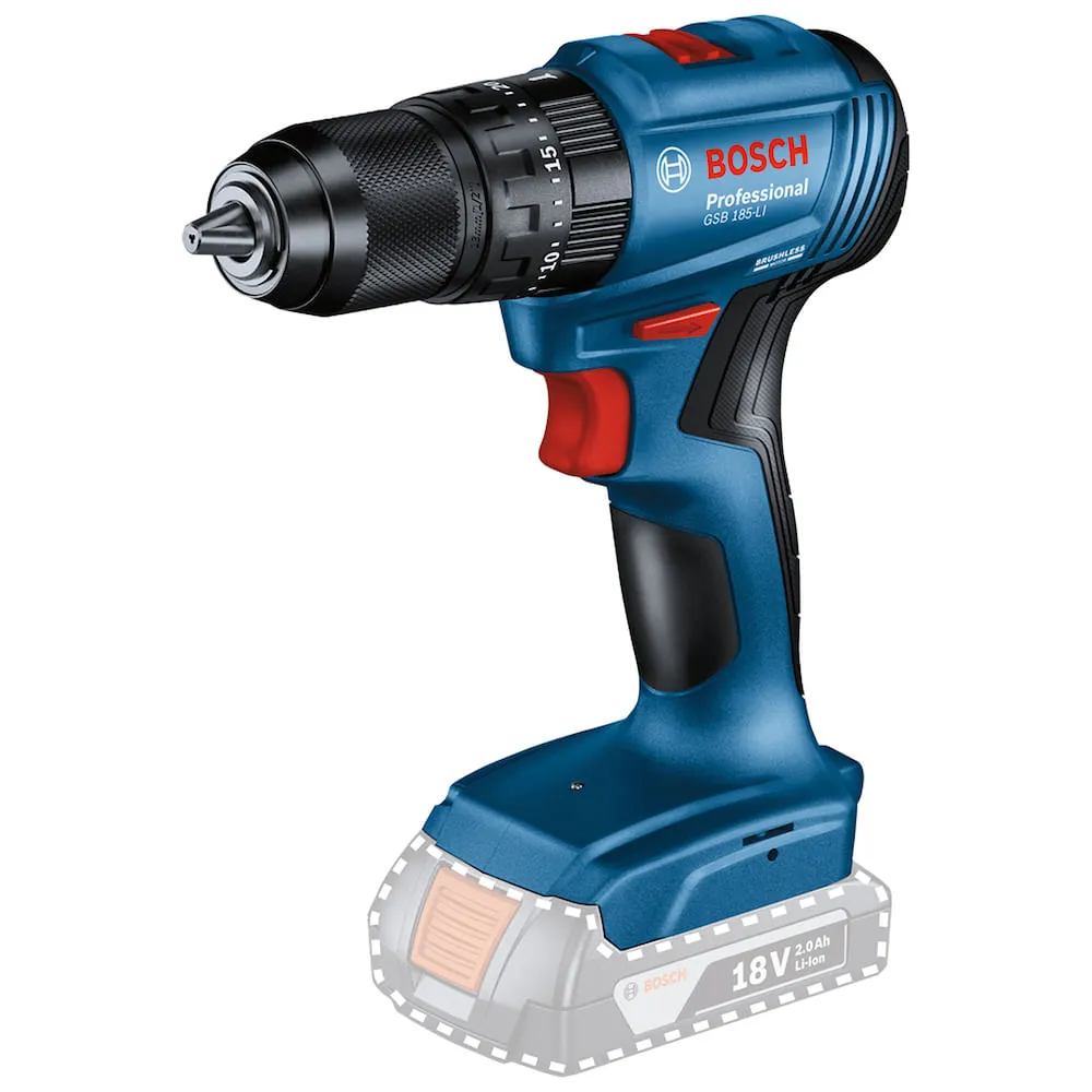 Combo Bosch Furadeira GSB185-LI + Esmerilhadeira GWS18V-8 + kit