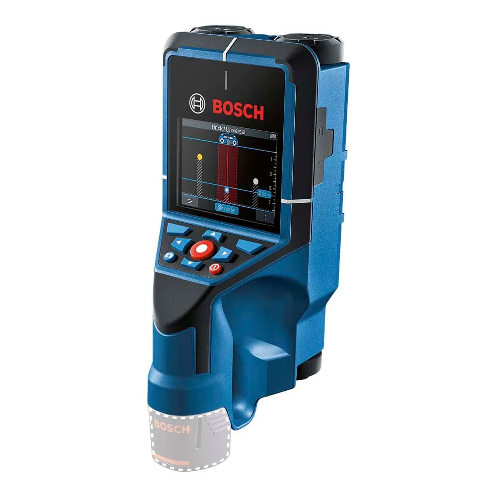 Detector e scanner de parede Bosch D-TECT 200 C até 200 mm