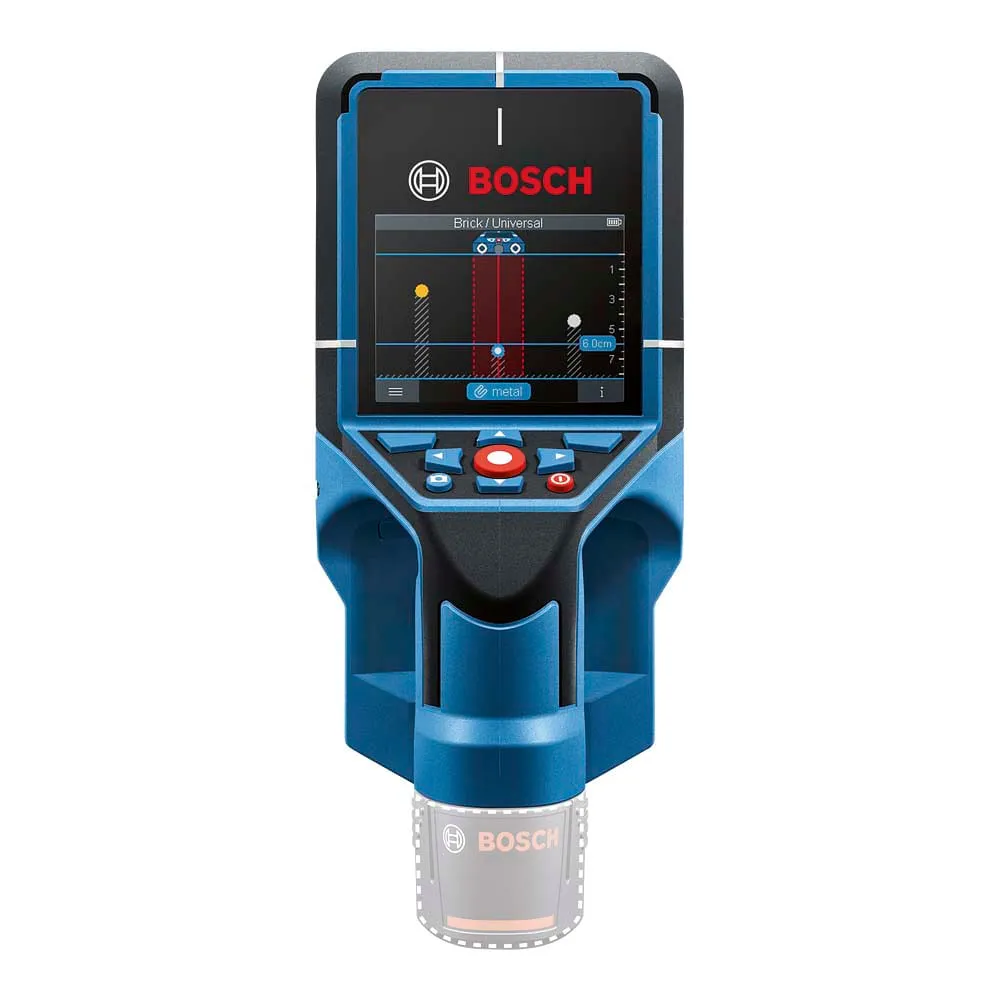 Detector e scanner de parede Bosch D-TECT 200 C até 200 mm