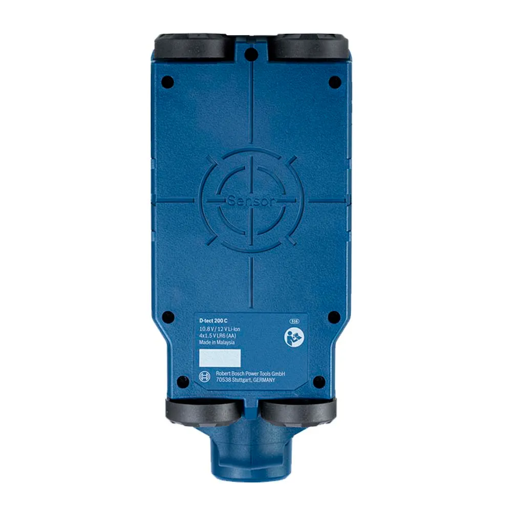 Detector e scanner de parede Bosch D-TECT 200 C até 200 mm
