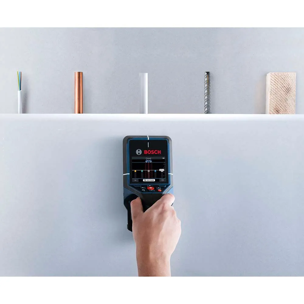Detector e scanner de parede Bosch D-TECT 200 C até 200 mm