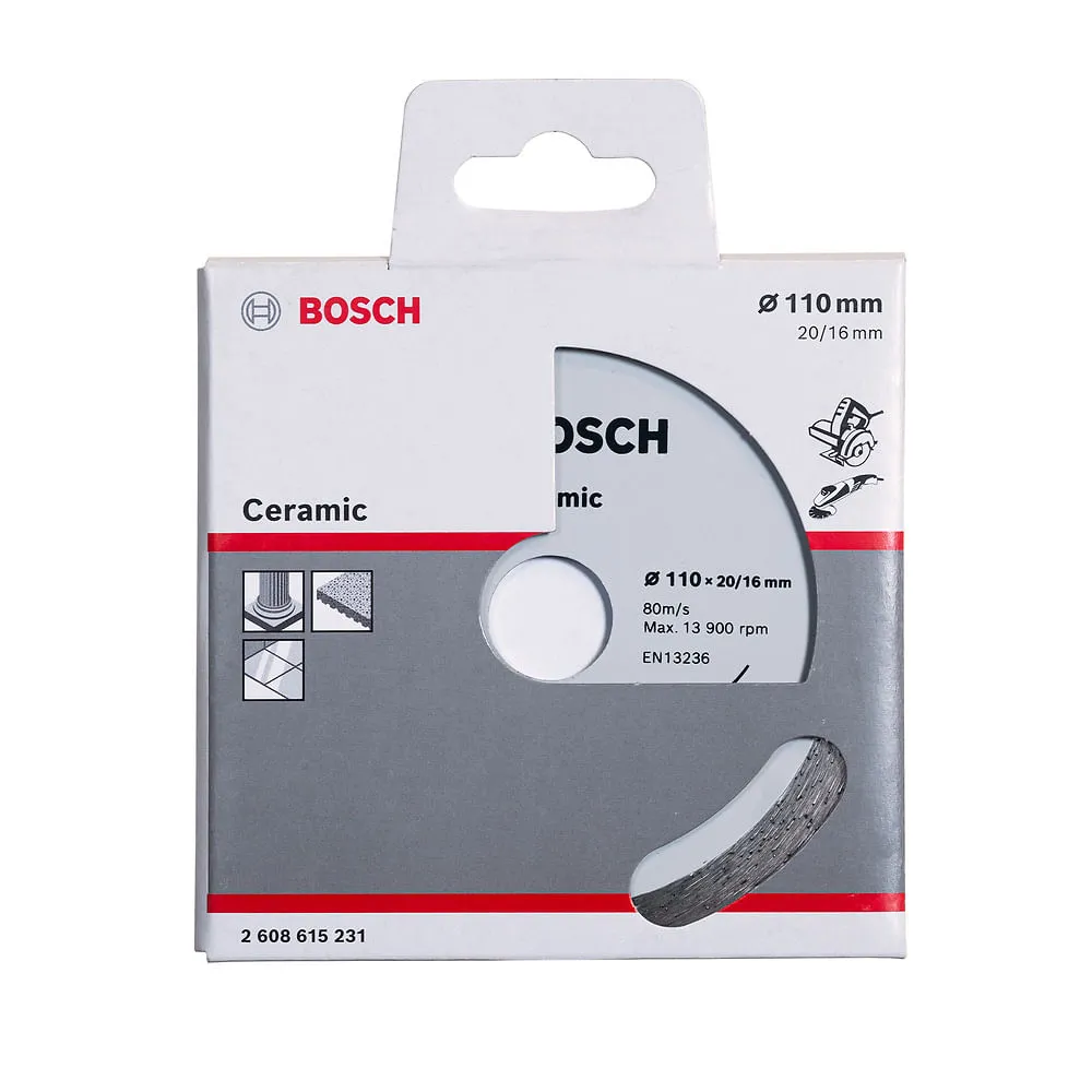Disco Diamantado Bosch Ceramic continuo 110x20/16x8mm