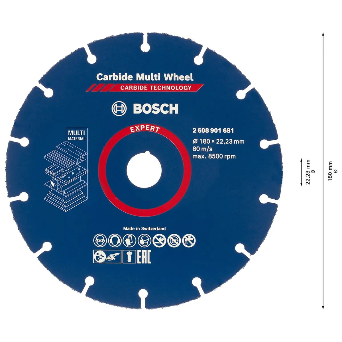 Disco de corte Bosch EXPERT Carbide Multi Wheel