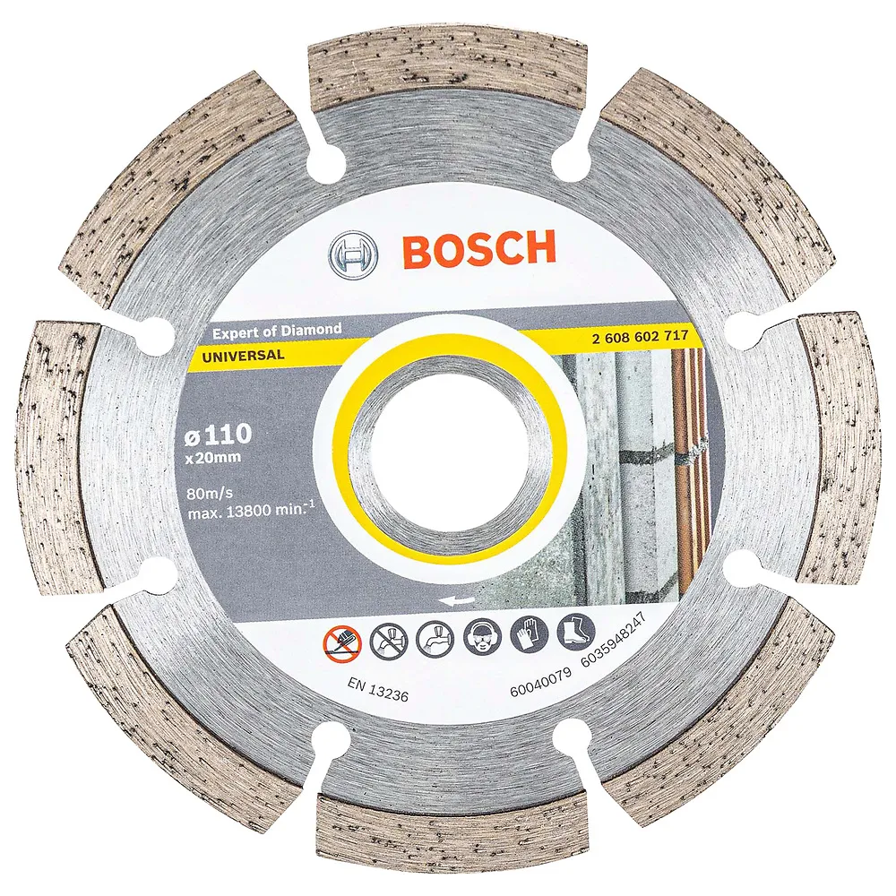Disco diamantado segmentado Bosch Expert Universal 110x20x8mm