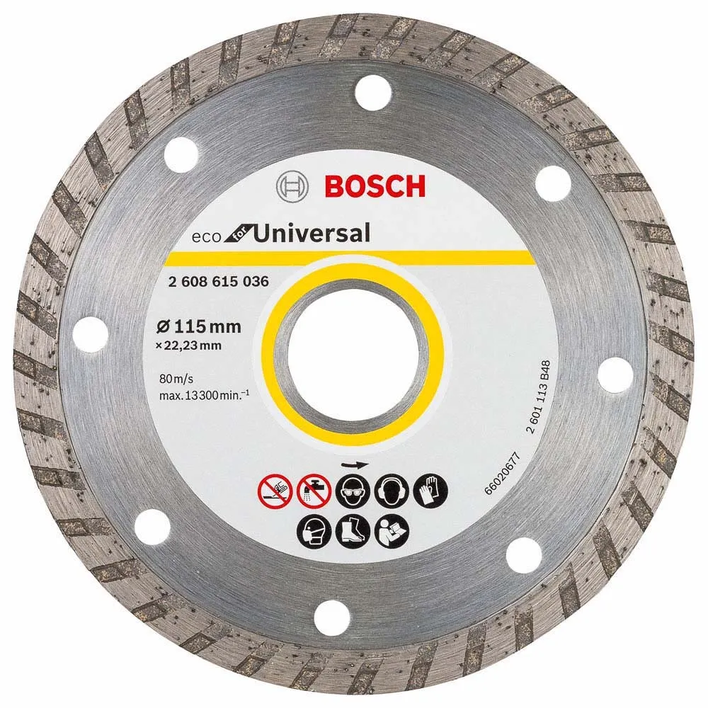 Disco diamantado turbo Bosch ECO Universal 115x22,23x2,0x7mm