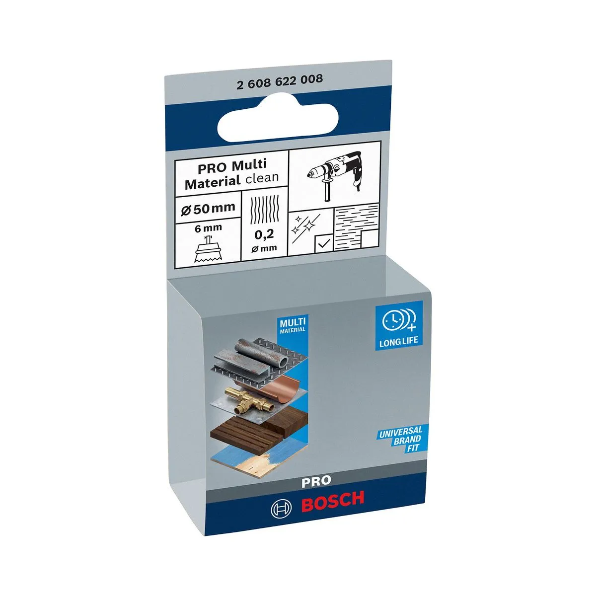 Escova de Aço Bosch PRO Multi Material Clean ondulado 50mm