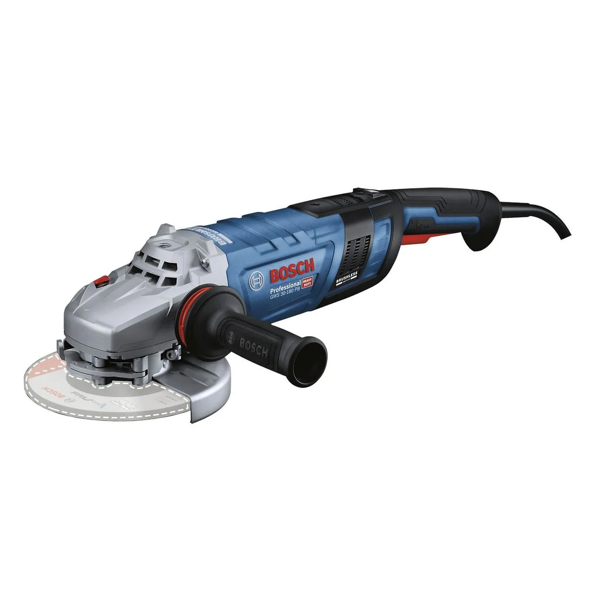 Esmerilhadeira Brushless Bosch GWS 30-180 PB 2800W 220V