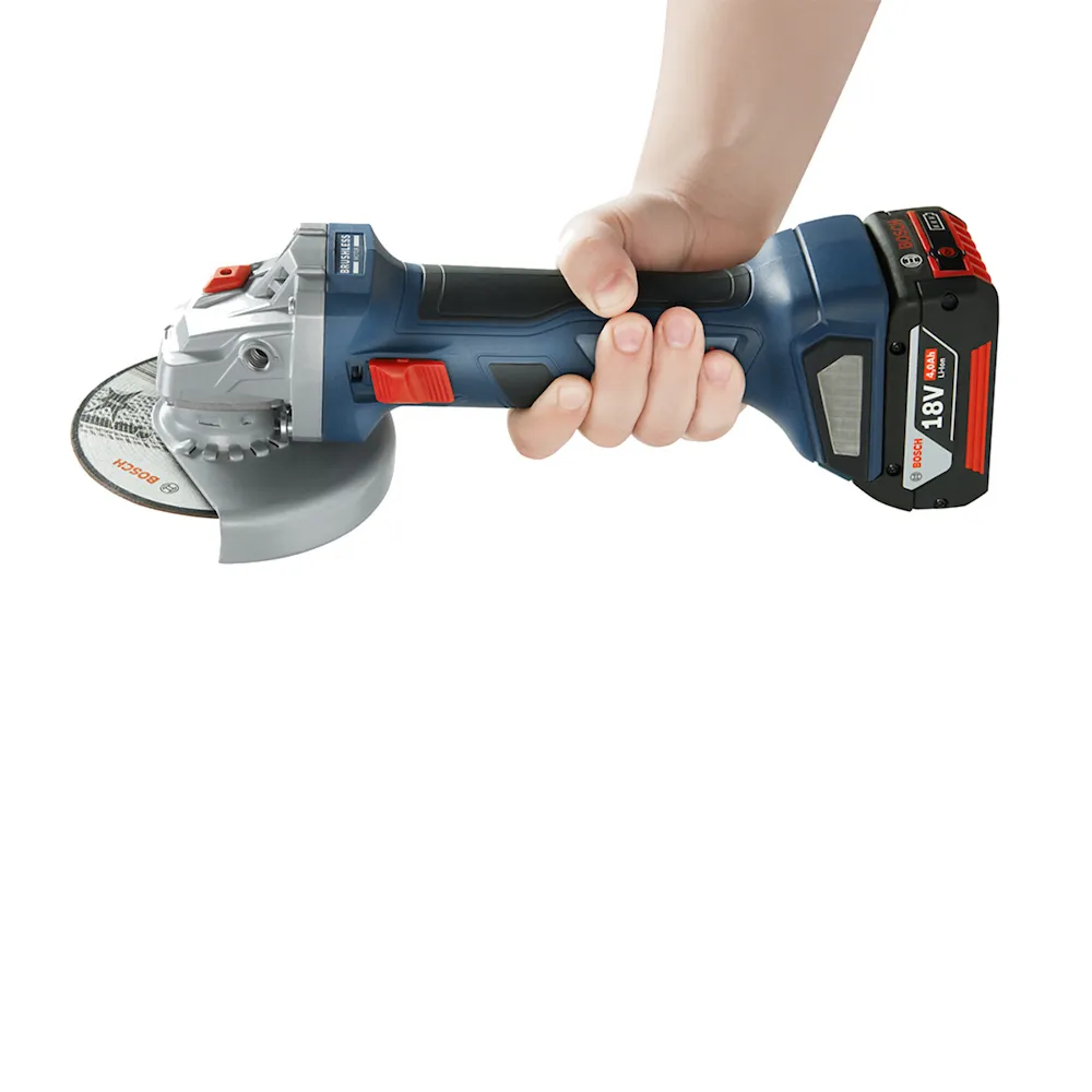 Esmerilhadeira à bateria Bosch GWS 180-LI Brushless 18V 2B+Mal