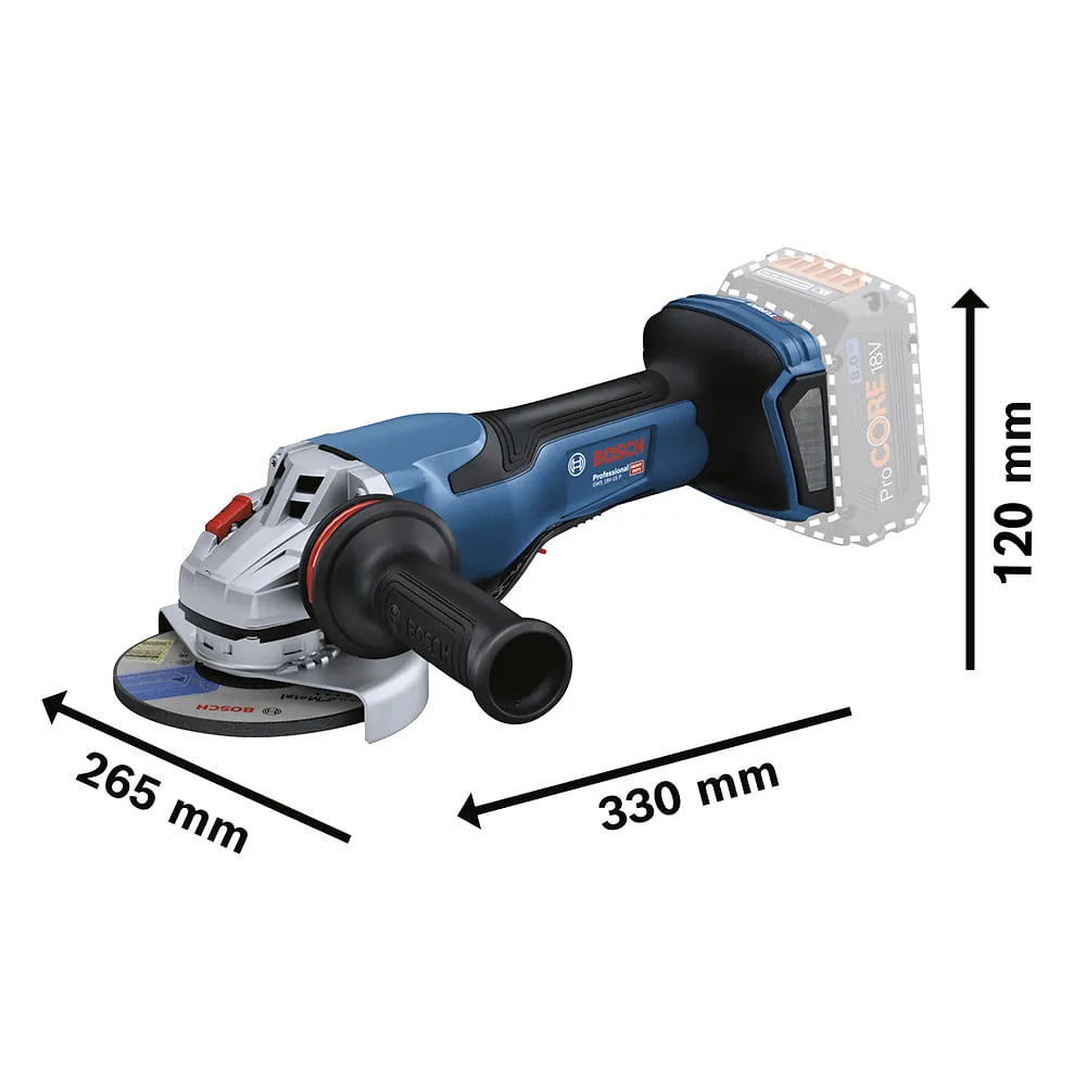 Esmerilhadeira angular Bosch GWS 18V-15 P Sem bateria