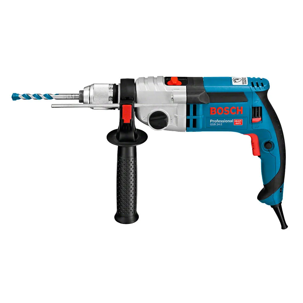 Furadeira de impacto Bosch GSB 24-2 1100W 220V, em maleta