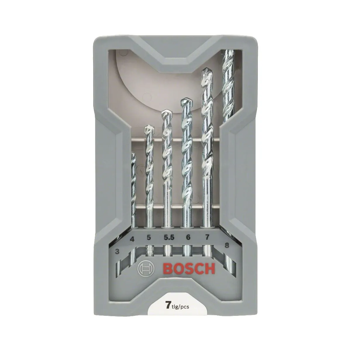 Jogo brocas para concreto Bosch CYL-1 Ø3-4-5-5.5-6-7-8mm