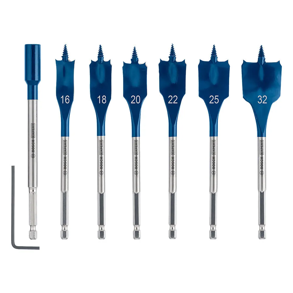 Jogo com 7 Brocas Bosch EXPERT Self Cut Speed 16-32mmx152mm