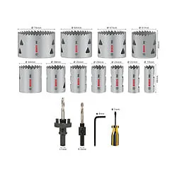 Jogo de serras copo Bosch PRO Multi Material Cobalto 15pcs