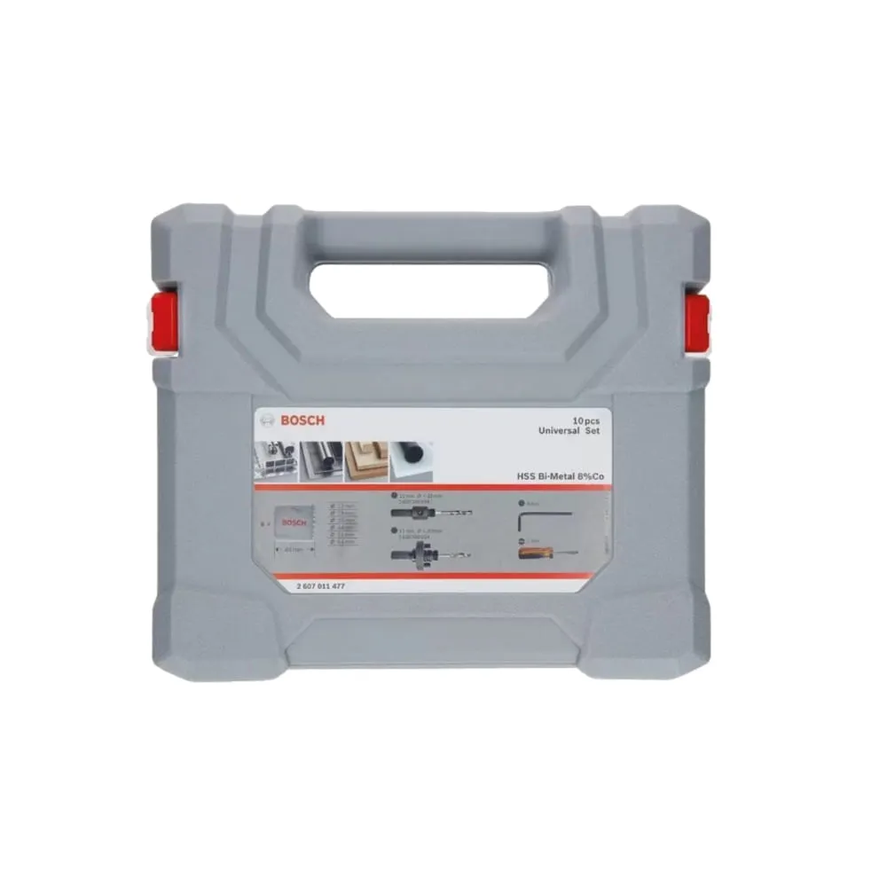 Jogo de serras copo Bosch bimetálica HSS cobalto 10 peças