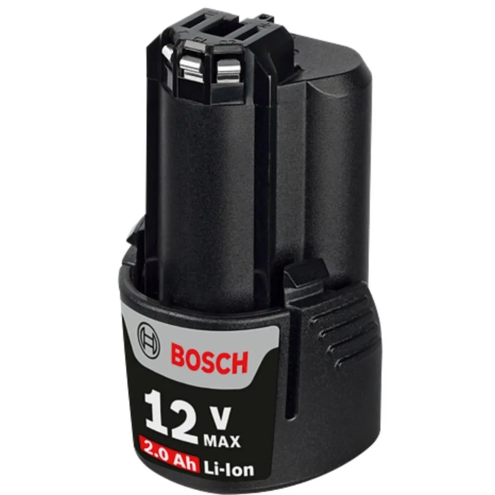 Kit Bosch Carregador bateria GAL 12V-20 e 2 Baterias 12V 2,0Ah