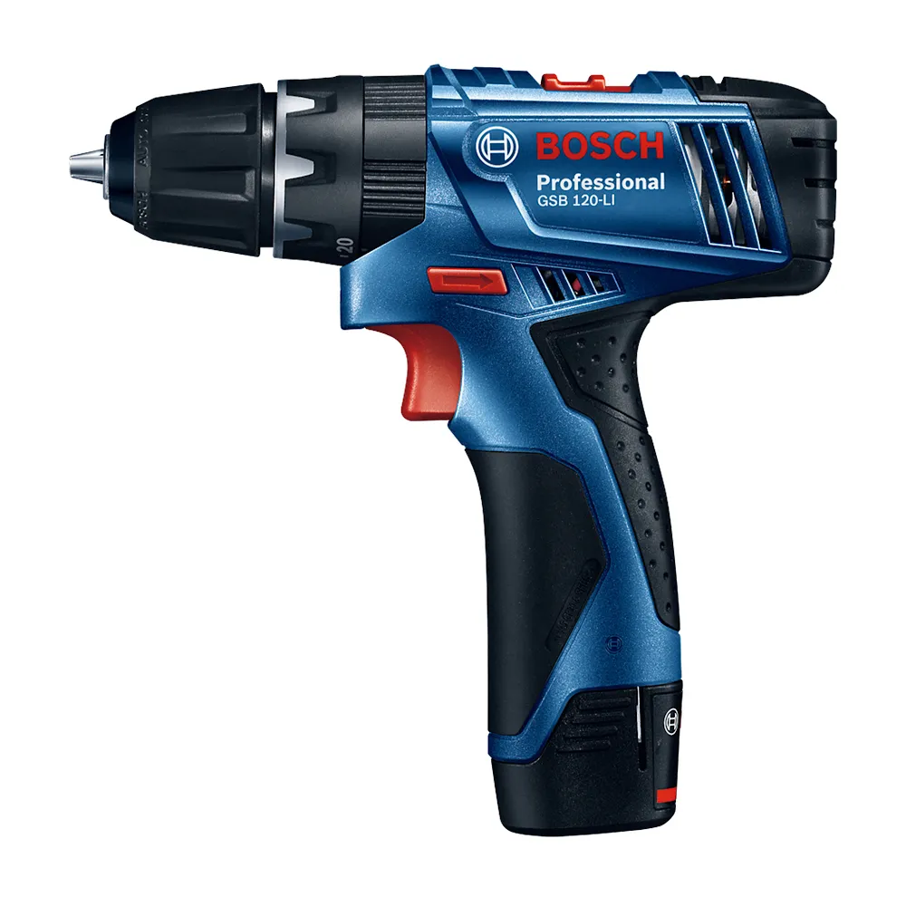 Kit Bosch Furadeira GSB120-LI + Parafusadeira de impacto GDR120-LI 12V