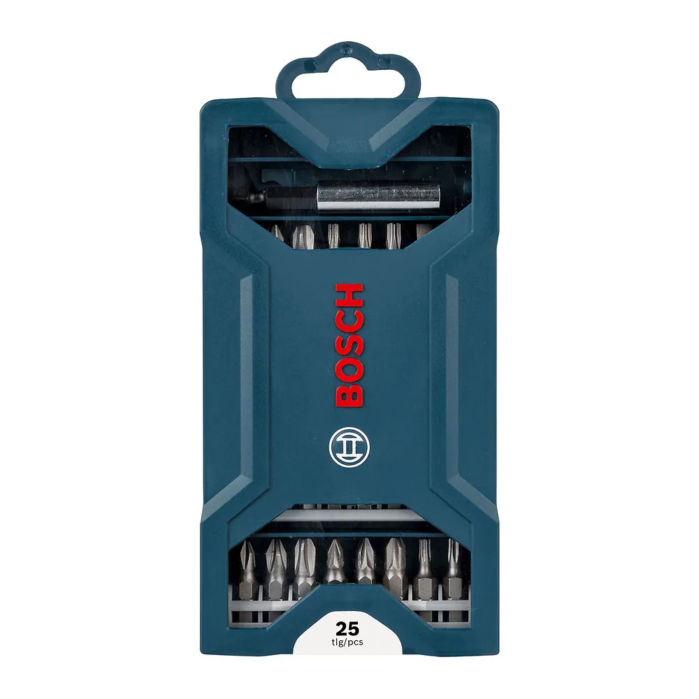 Kit de pontas para parafusar Bosch Mini X-Line com 25 peças
