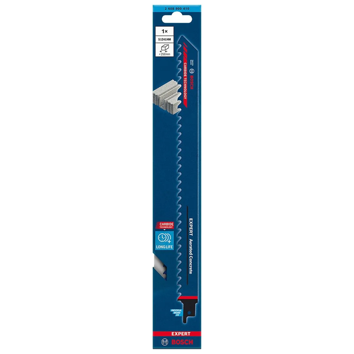 Lâmina de serra sabre Bosch EXPERT Aerated Concrete S1241HM 300mm