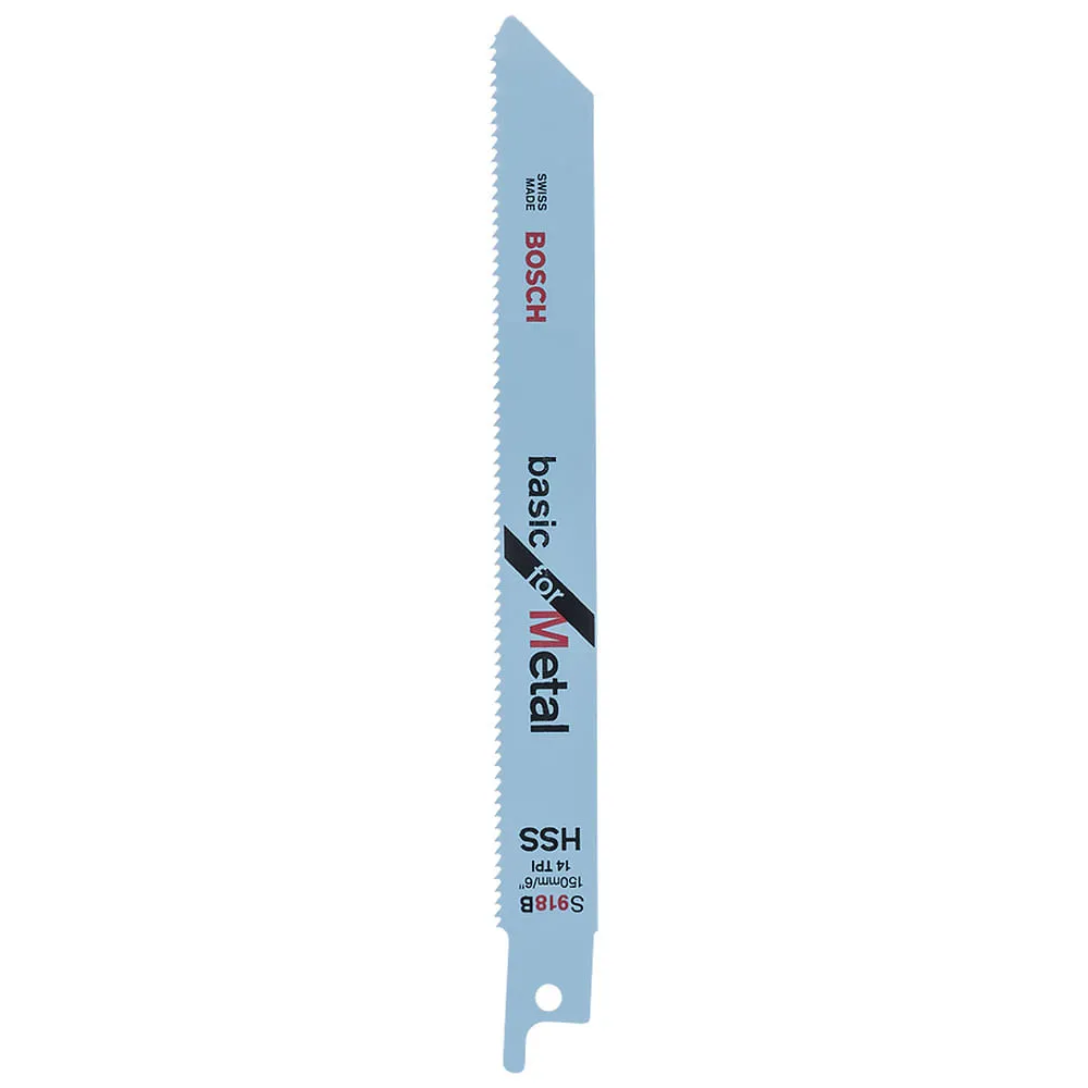 Lâmina serra sabre Bosch S918BF Basic for Metal 2 peças