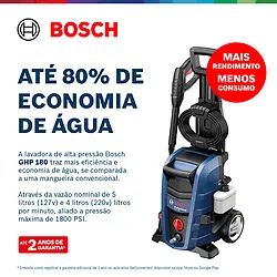 Lavadora de Alta Pressão Bosch GHP 180 1500W