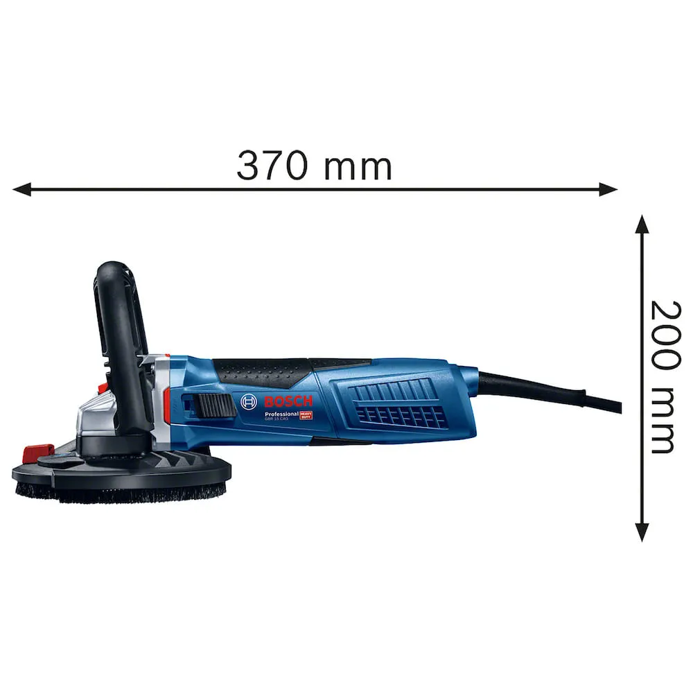 Lixadeira Angular para Concreto Bosch GBR 15 CAG 1500W 220V