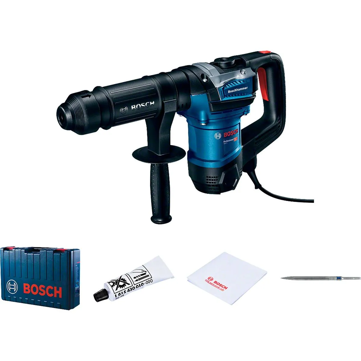 Martelete demolidor Bosch GSH 5, 1100W em maleta