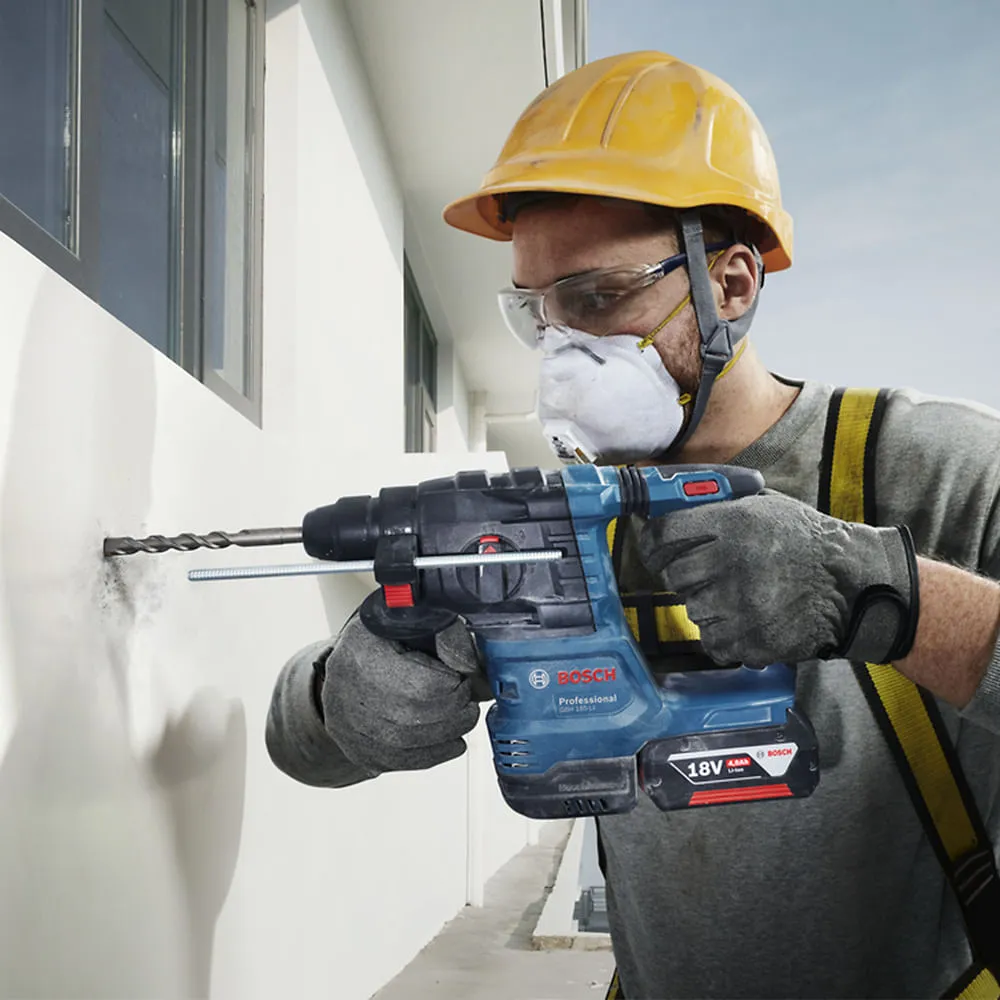 Martelete rompedor Bosch GBH 185-LI 18V 2 baterias em maleta