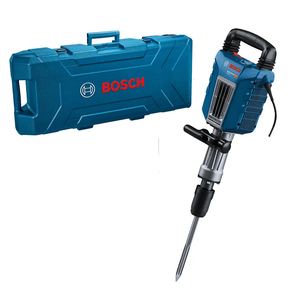 Martelo demolidor Bosch GSH 14 C 220V 1750W Brushless, em maleta