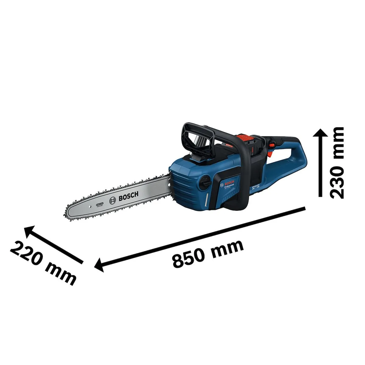 Motosserra a bateria Bosch GKE 18V-40 sem bateria