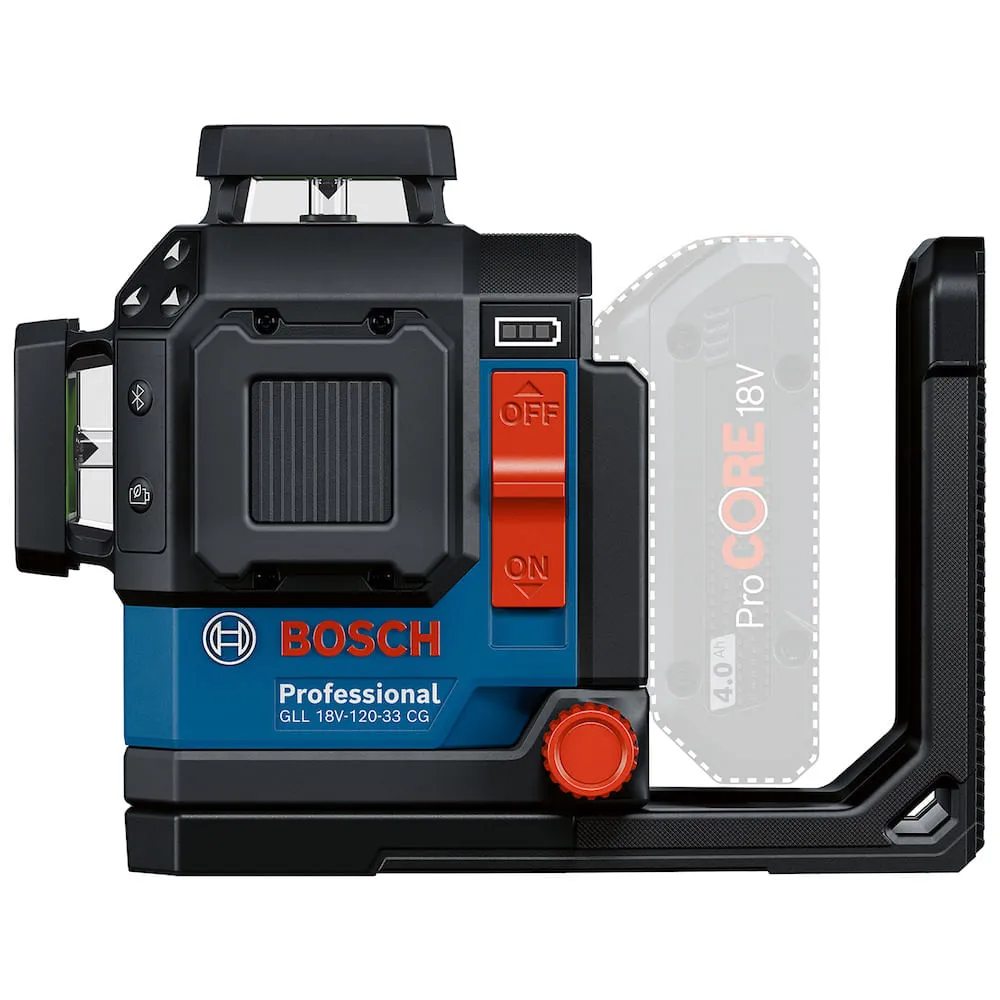 Nível a laser Bosch GLL 18V-120-33 CG 240m + maleta