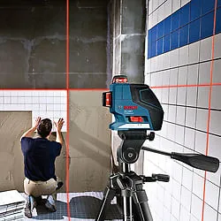 Nível a laser Bosch GLL 3-80, 80m, 360º, em maleta
