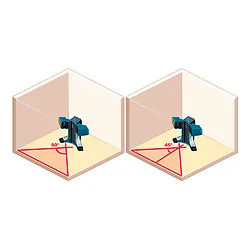 Nível a laser Bosch GTL 3 com alcance de até 20 metros