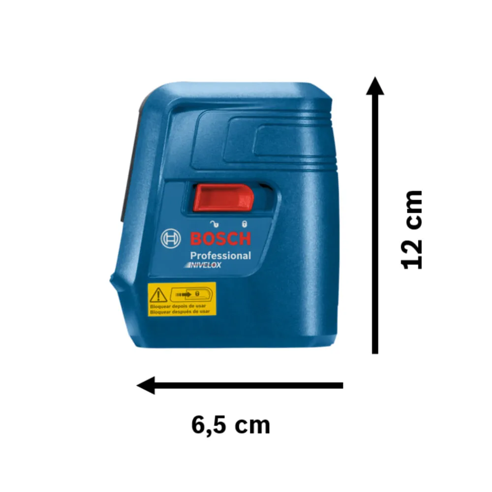Nível laser linhas Nivelox Bosch 15 metros c/tripé + maleta