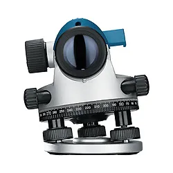 Nível óptico Bosch GOL 26 D, zoom de 26x, em maleta