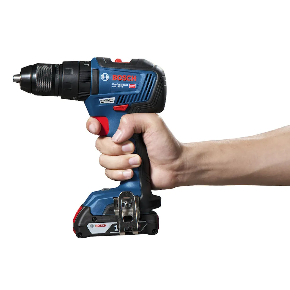 Parafusadeira Furadeira Impacto Bosch GSB 18V-50 1bat+maleta