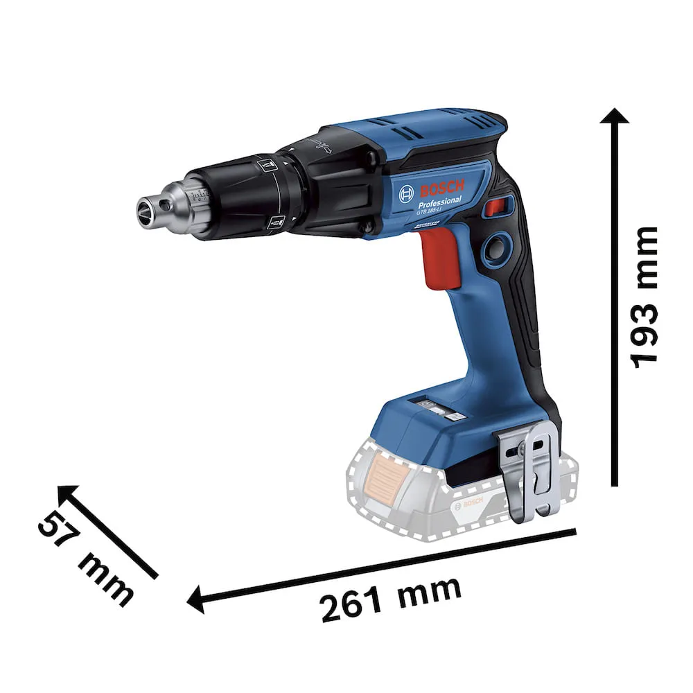 Parafusadeira para Drywall Bosch GTB 185-LI, 18V, 2 bat e maleta