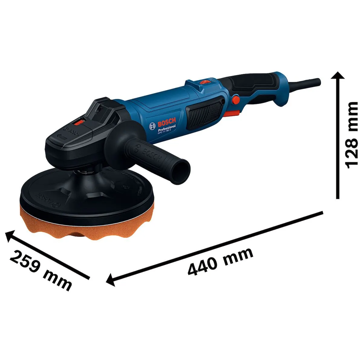 Politriz Bosch GPO 11-180 S 127V M14 1100W com disco