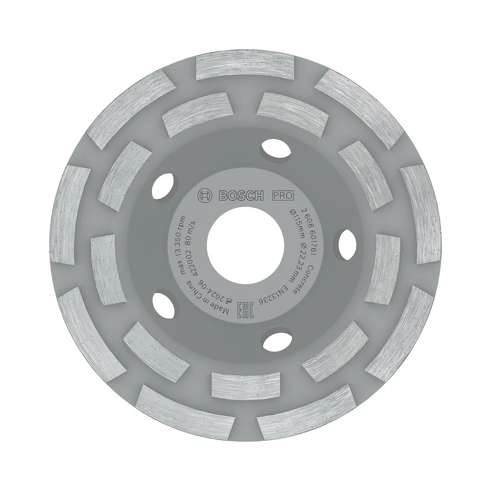 Prato Diamantado Bosch PRO Concrete Segmentado