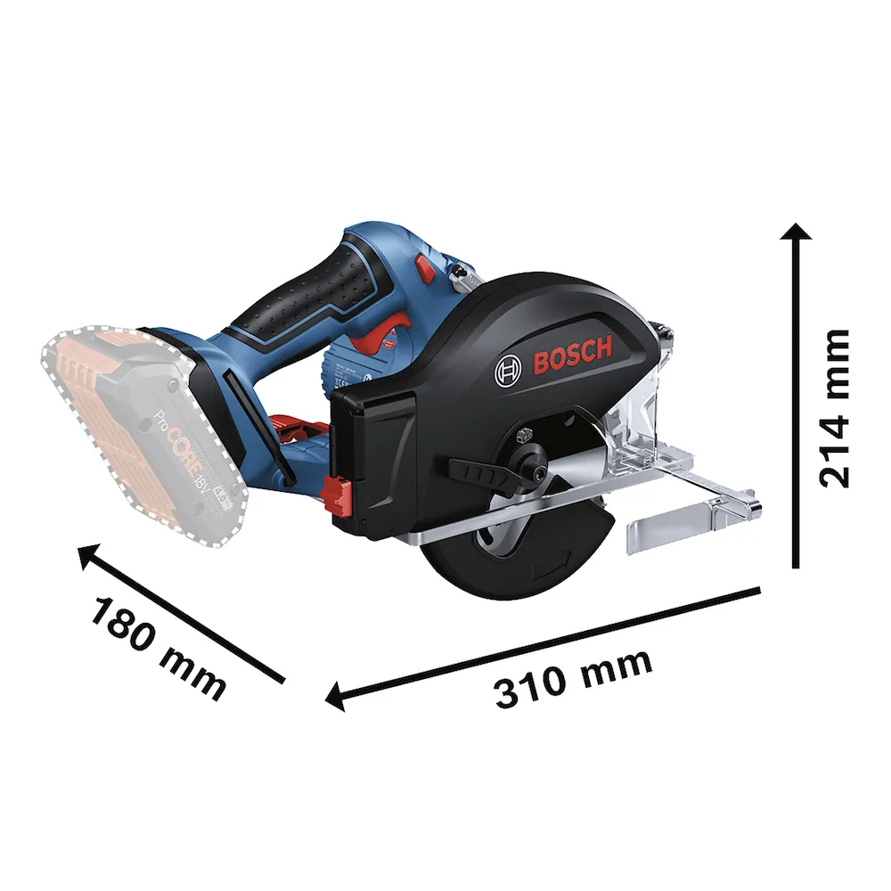 Serra circular Bosch GKM 18V-50 Sem bateria